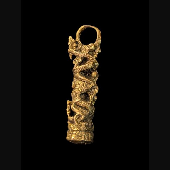 Thailand Amulets Luck Protection Magic Naga Snake Serpent Charm - Picture 4 of 10